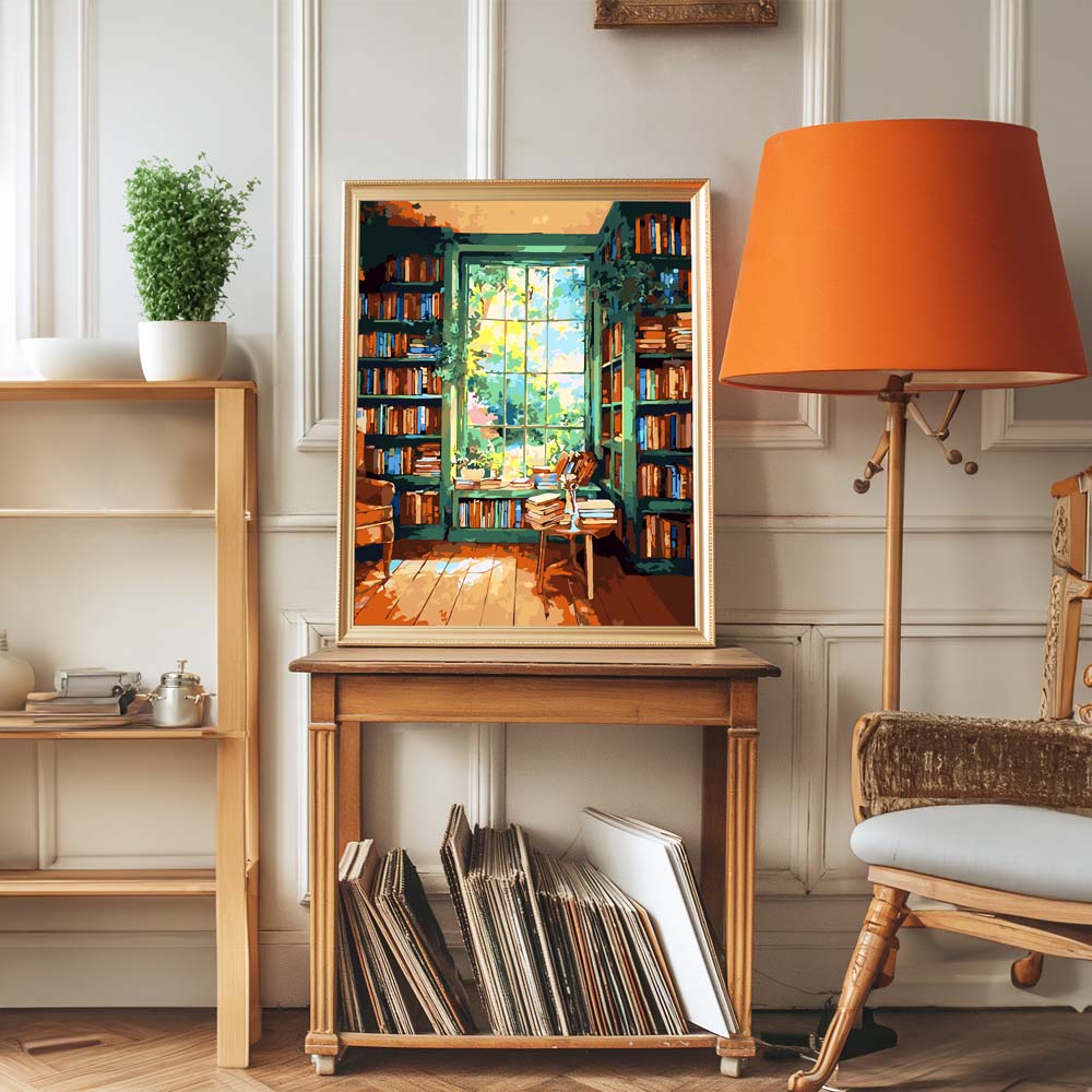 Library Love - Paint By Numbers Kit (ONLINE ORDER ONLY)