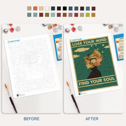 Lose Your Mind, Find Your Soul - Paint By Numbers Kit (ONLINE ORDER ONLY)