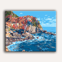 Monterosso al Mare  - Paint By Numbers Kit (ONLINE ORDER ONLY)