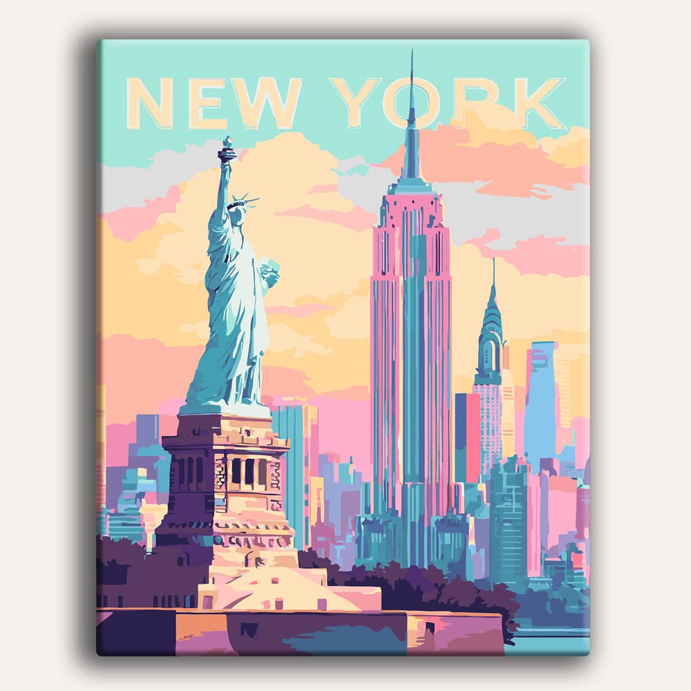 New York - Paint By Numbers Kit (ONLINE ORDER ONLY)