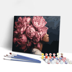 Pink Peonies - Paint By Numbers Kit (ONLINE ORDER ONLY)