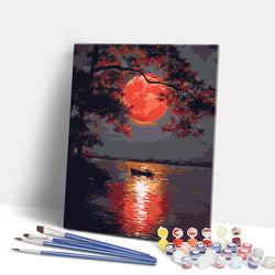 Red Moon - Paint By Numbers Kit (ONLINE ORDER ONLY)