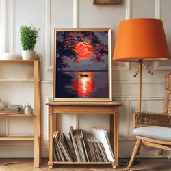 Red Moon - Paint By Numbers Kit (ONLINE ORDER ONLY)