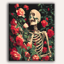 Rose Skull - Paint By Numbers Kit (ONLINE ORDER ONLY)