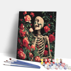 Rose Skull - Paint By Numbers Kit (ONLINE ORDER ONLY)