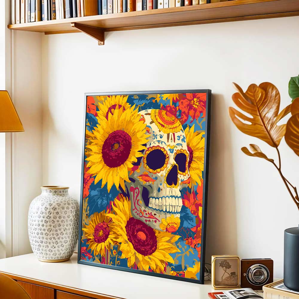 Skull Candy - Paint By Numbers Kit (ONLINE ORDER ONLY)