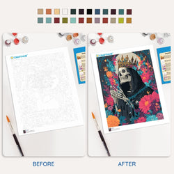 Skull King - Paint By Numbers Kit (ONLINE ORDER ONLY)
