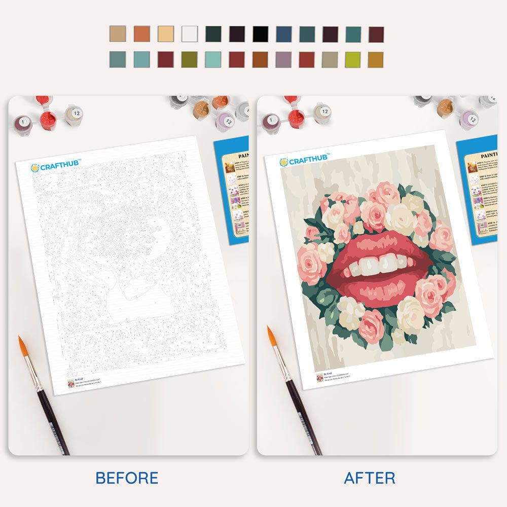 Spring Kiss - Paint By Numbers Kit (ONLINE ORDER ONLY)