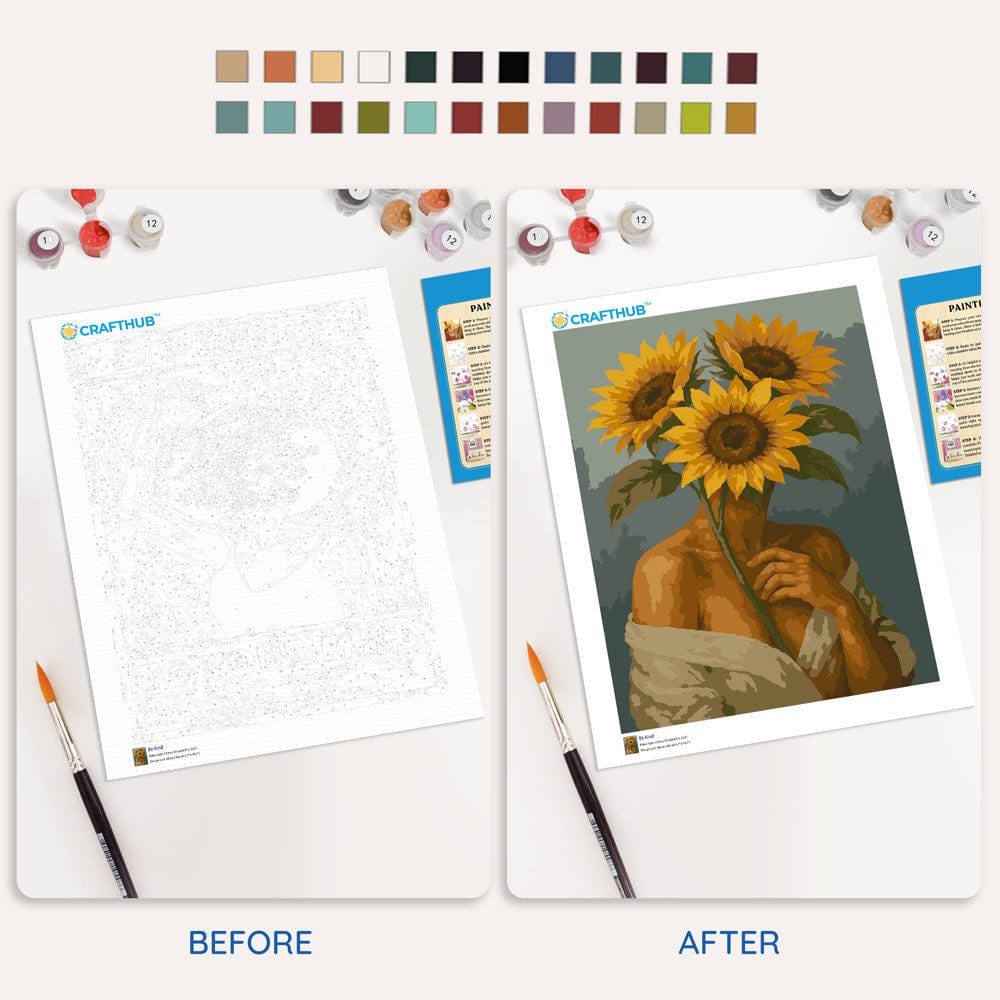 Sunflower love - Paint By Numbers Kit (ONLINE ORDER ONLY)