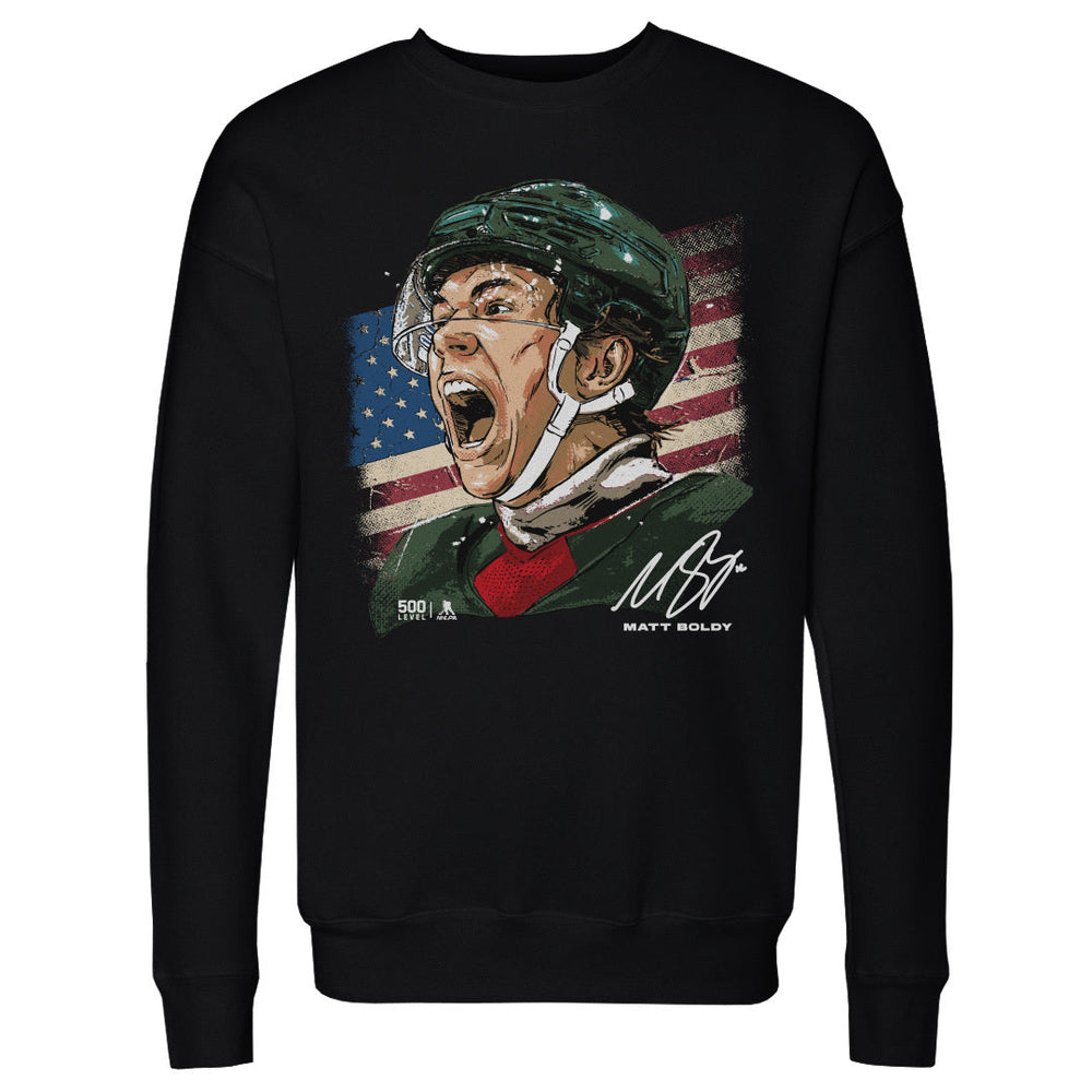 Matt Boldy Minnesota USA Portrait WHT (ONLINE ORDER ONLY)