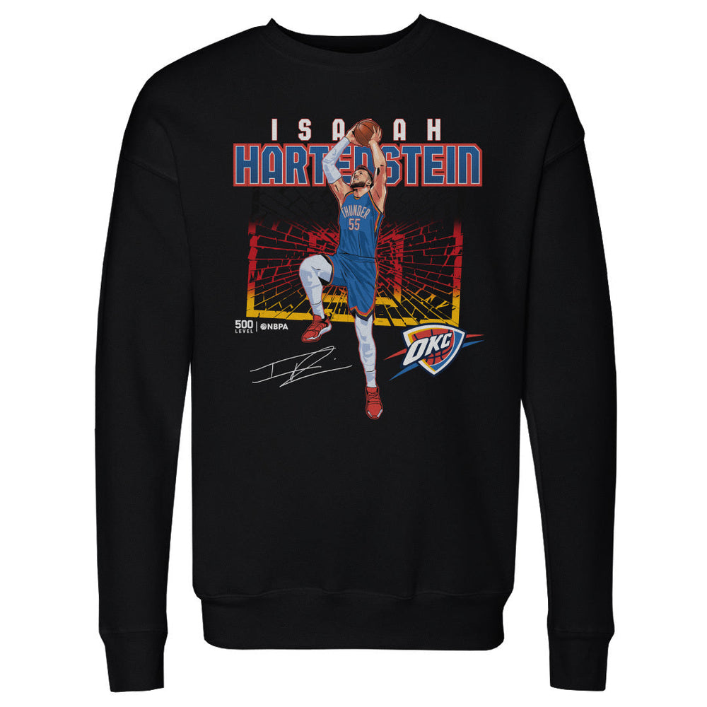 Isaiah Hartenstein Oklahoma City Thunder Shattered Flag WHT (ONLINE ORDER ONLY)