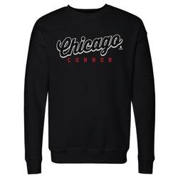 Connor Bedard Chicago Script Connor WHT