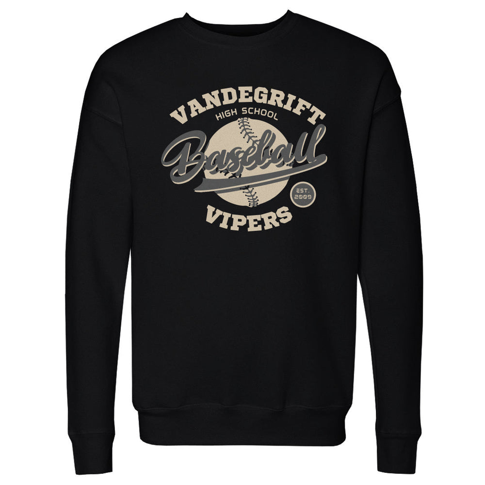 Vandegrift Crown Trio Baseball Script WHT (ONLINE ORDER ONLY)