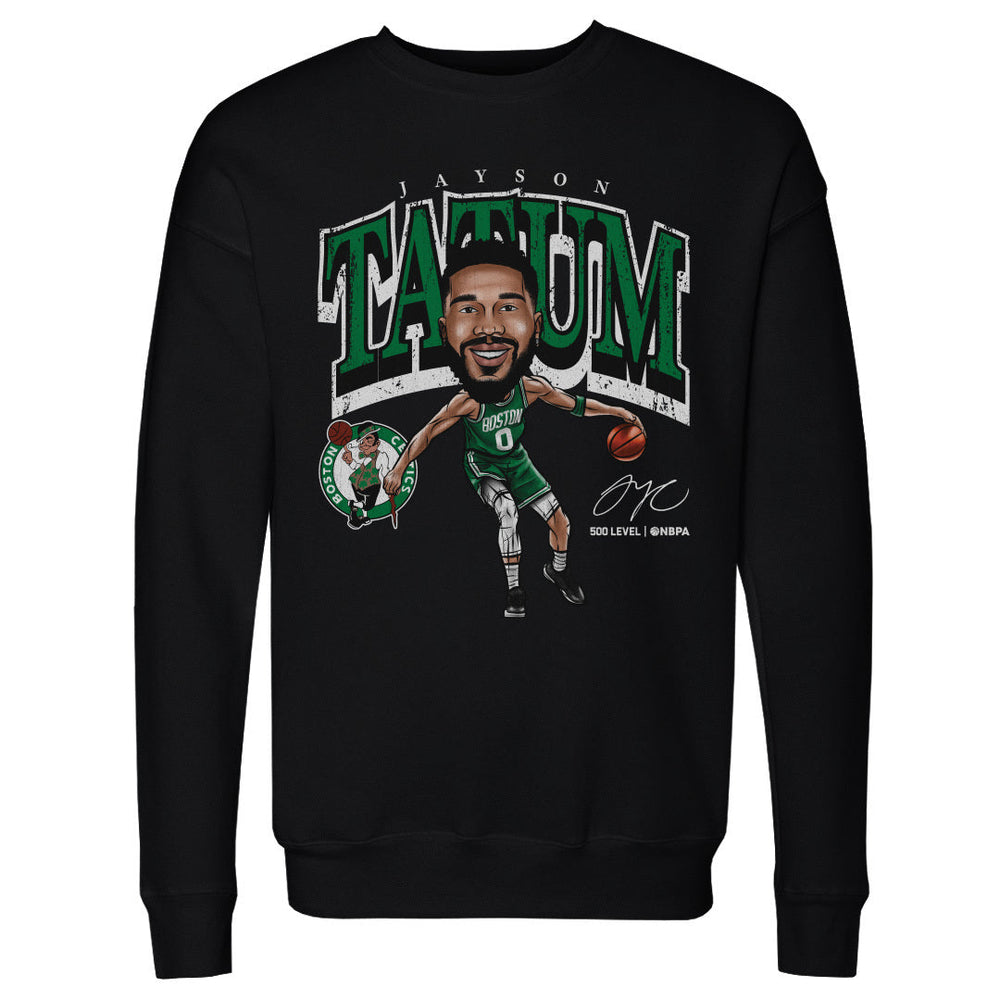 Jayson Tatum Boston Celtics Cartoon WHT (ONLINE ORDER ONLY)