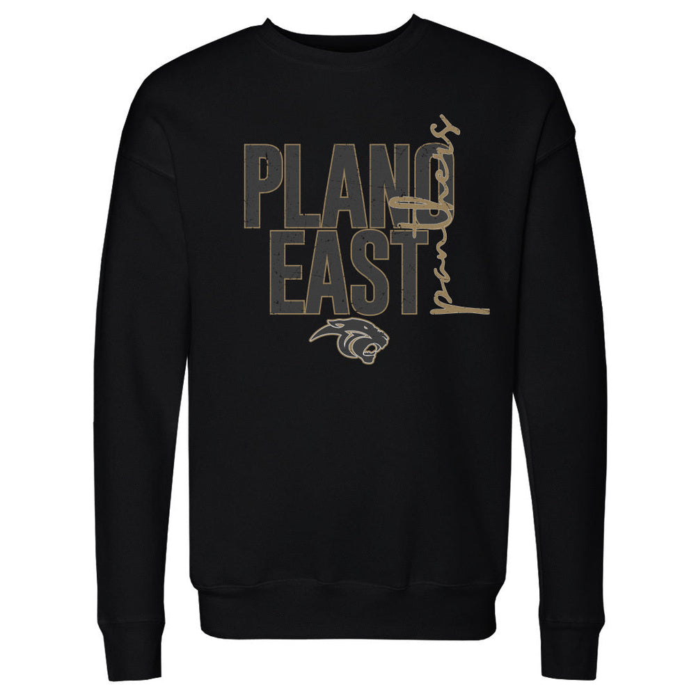 Crown Trio Plano East Panthers Vertical Cursive WHT (ONLINE ORDER ONLY)