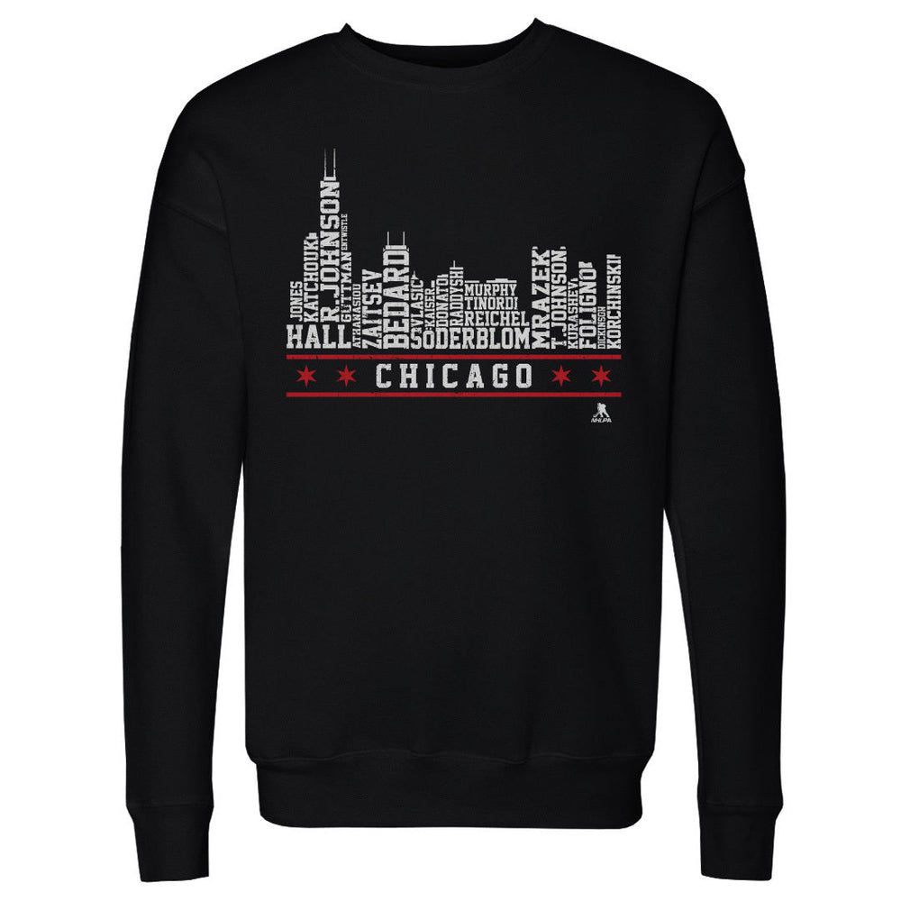 Chicago Hockey Roster Skyline 23 WHT