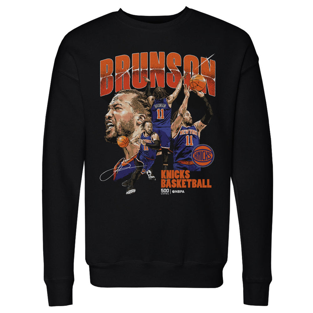 Jalen Brunson New York Knicks Collage WHT