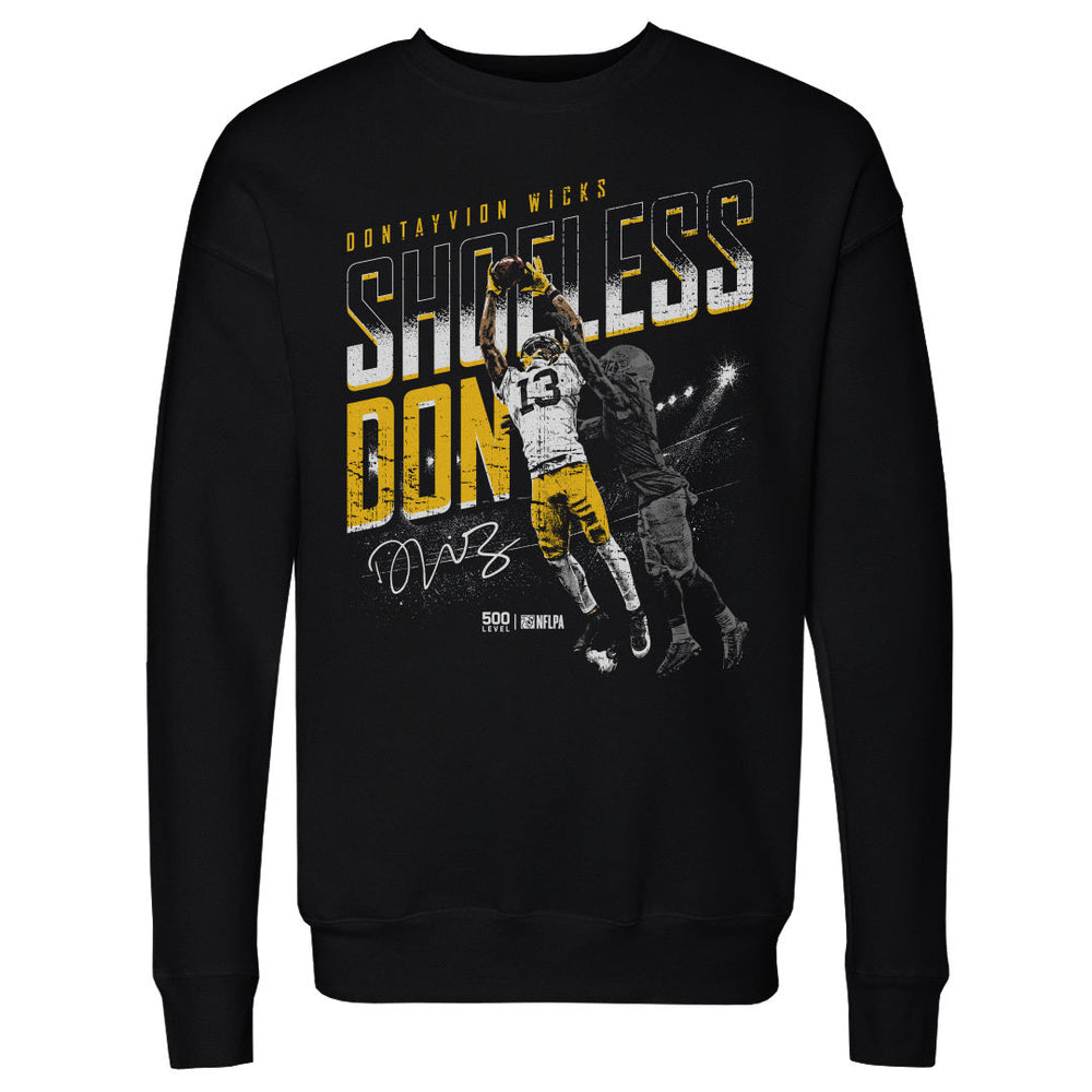 Dontayvion Wicks Green Bay Shoeless Catch WHT (ONLINE ORDER ONLY)