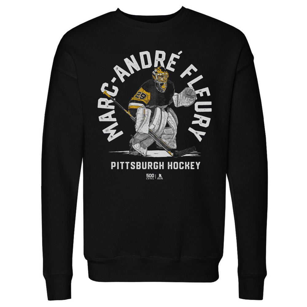 Marc-Andre Fleury Pittsburgh Emblem WHT