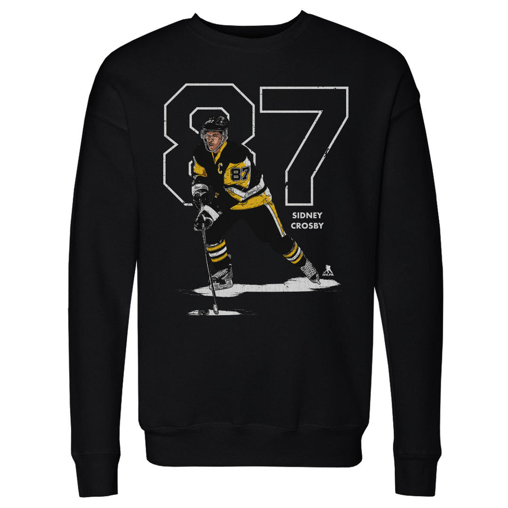 Sidney Crosby Outline W WHT (ONLINE ORDER ONLY)