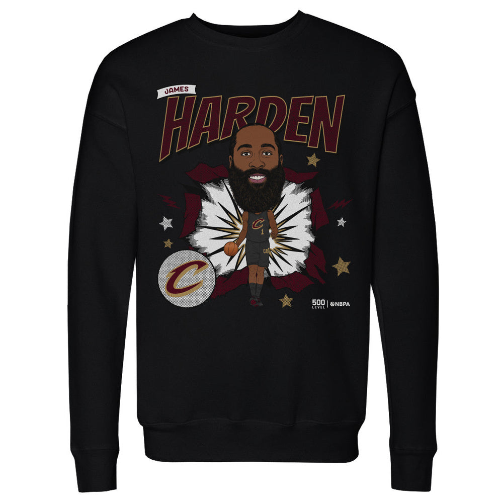 James Harden Cleveland Cavaliers Caricature WHT (ONLINE ORDER ONLY)