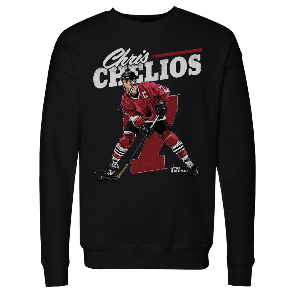 Chris Chelios Chicago Retro WHT
