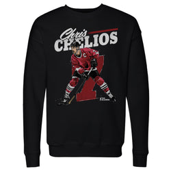 Chris Chelios Chicago Retro WHT