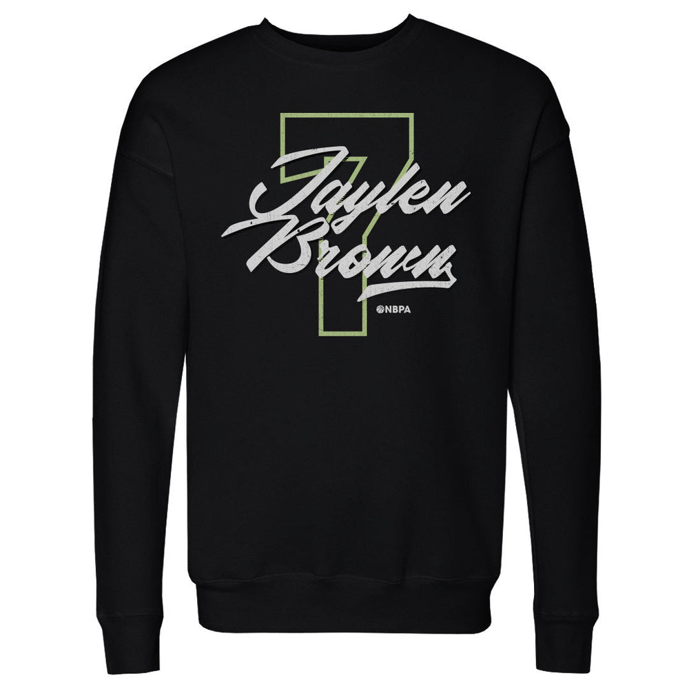 Jaylen Brown Boston Number Script WHT (ONLINE ORDER ONLY)