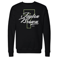 Jaylen Brown Boston Number Script WHT (ONLINE ORDER ONLY)