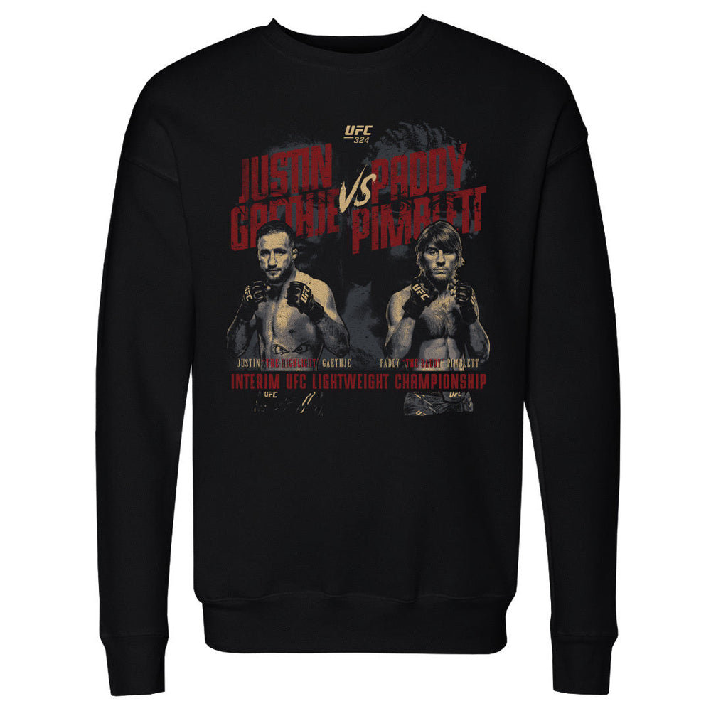 UFC 324 Gaethje Vs. Pimblett Match Up WHT (ONLINE ORDER ONLY)