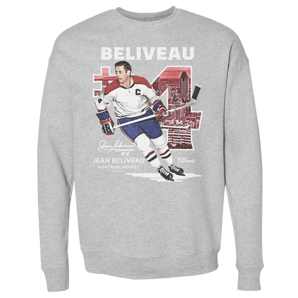 Jean Beliveau Montreal Throwback WHT (ONLINE ORDER ONLY)