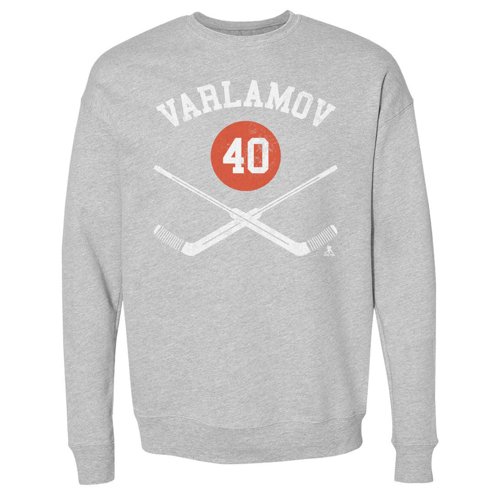 Semyon Varlamov New York I Goalie Sticks WHT