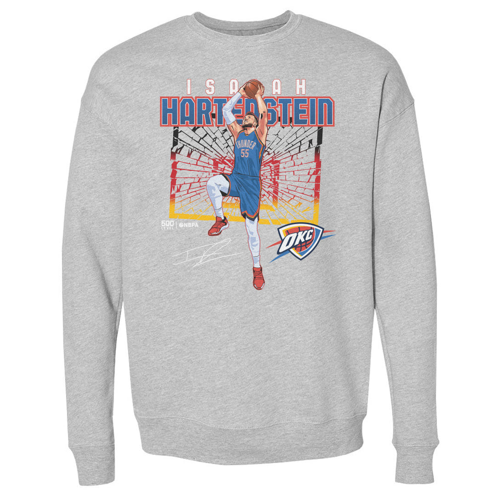 Isaiah Hartenstein Oklahoma City Thunder Shattered Flag WHT (ONLINE ORDER ONLY)