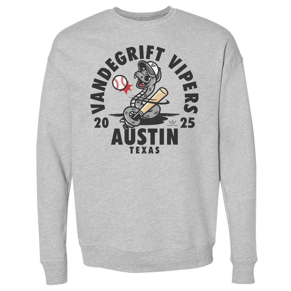 Crown Trio Vandegrift High School Baseball Mascot Snake WHT (ONLINE ORDER ONLY)