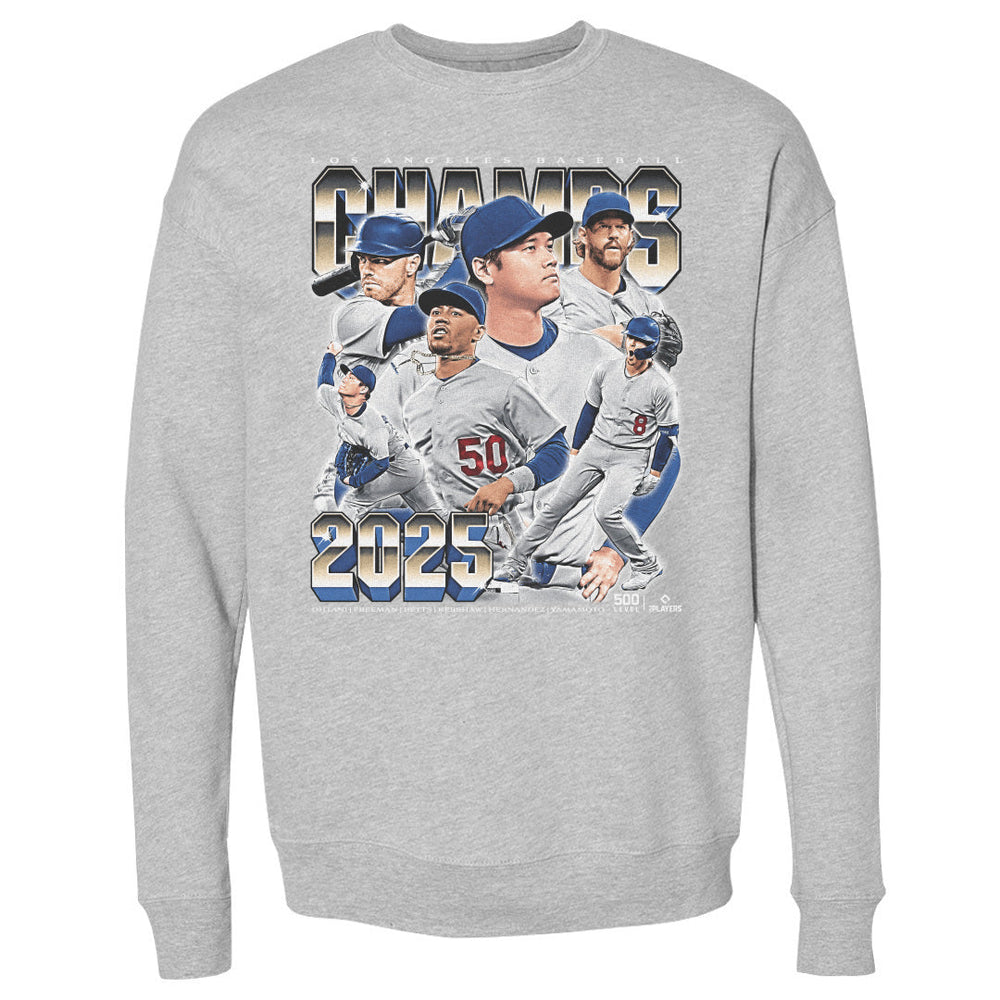 Los Angeles D Baseball 2025 Champs Vintage WHT (ONLINE ORDER ONLY)