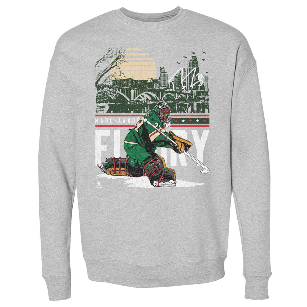 Marc-Andre Fleury Minnesota City Skyline WHT (ONLINE ORDER ONLY)