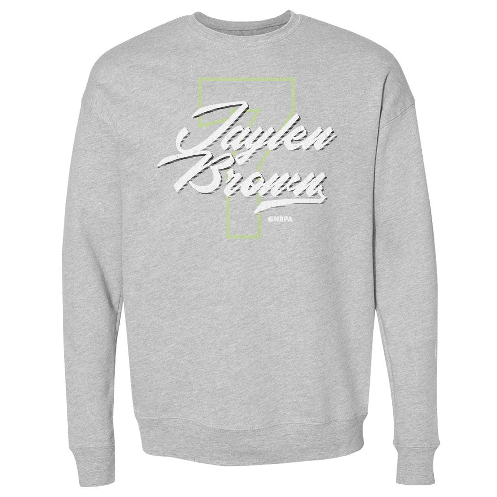Jaylen Brown Boston Number Script WHT (ONLINE ORDER ONLY)