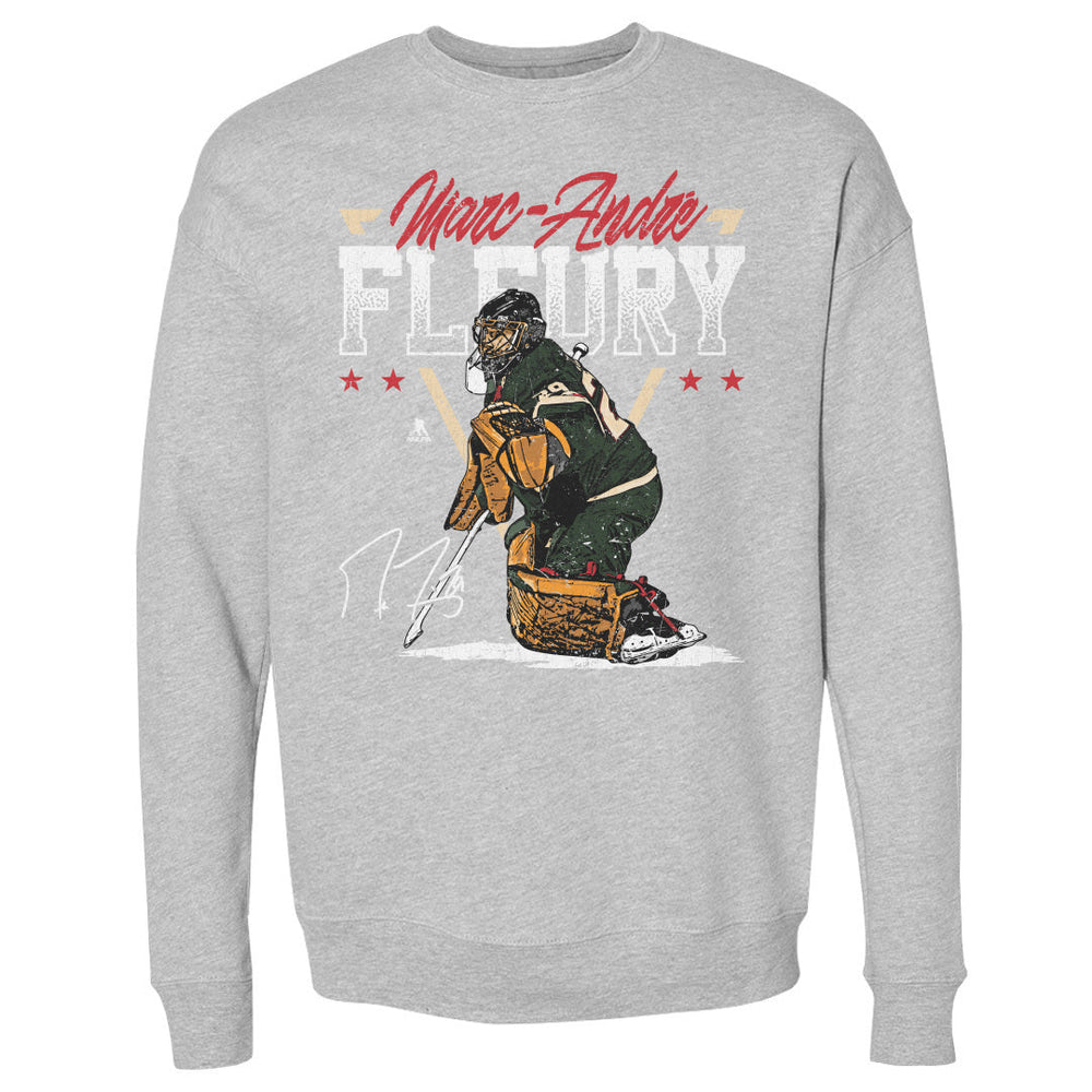 Marc-Andre Fleury Minnesota Triangle Name WHT (ONLINE ORDER ONLY)