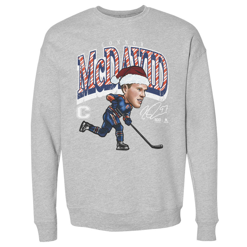 Connor McDavid Edmonton Cartoon Santa Hat WHT (ONLINE ORDER ONLY)