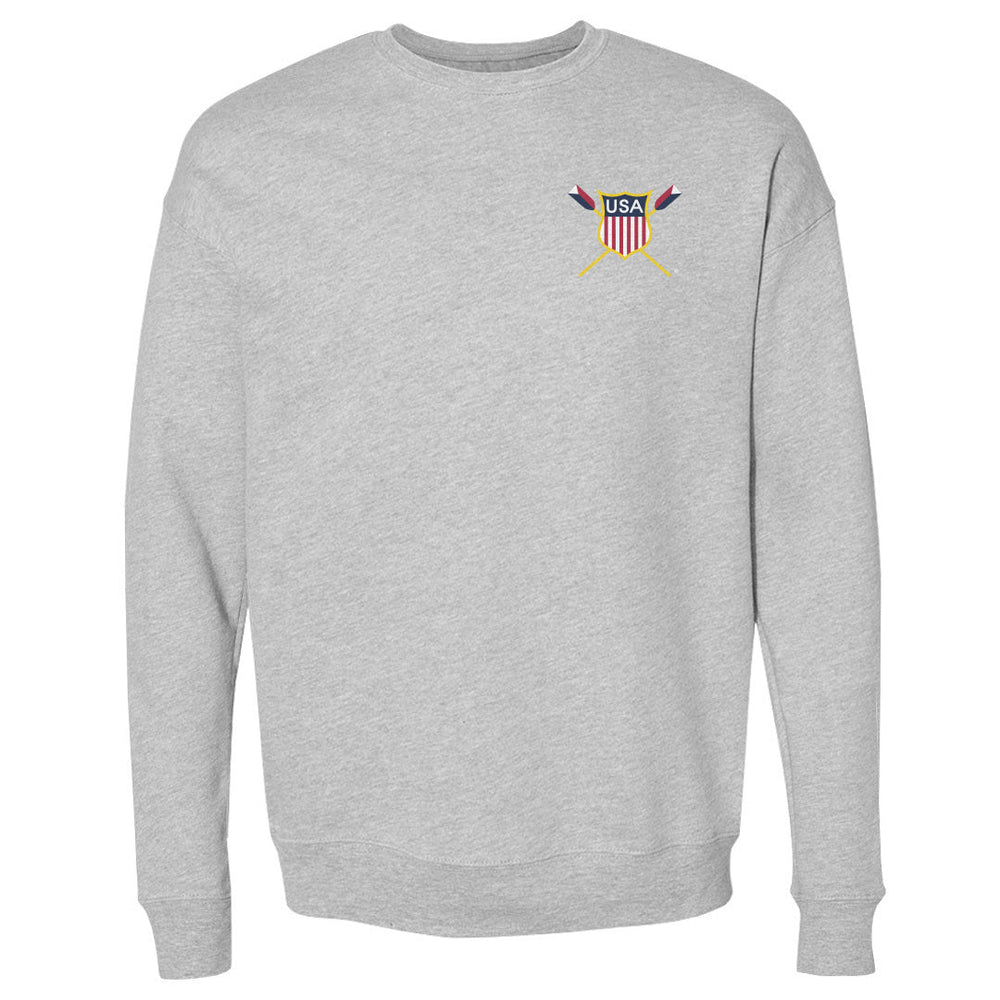 USRowing Emblem Pocket Color WHT (ONLINE ORDER ONLY)