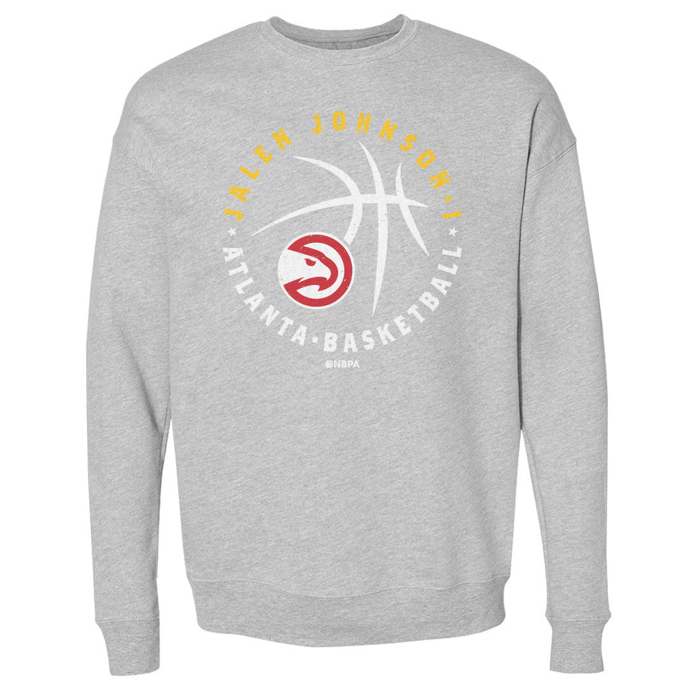 Jalen Johnson Atlanta Hawks Player Ball WHT (ONLINE ORDER ONLY)