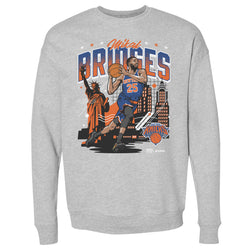 Mikal Bridges New York Knicks Skyline WHT