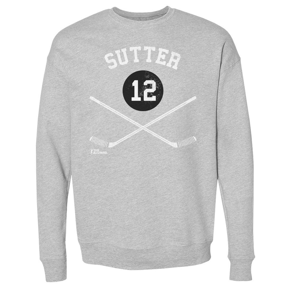 Brent Sutter Chicago 12 Sticks WHT