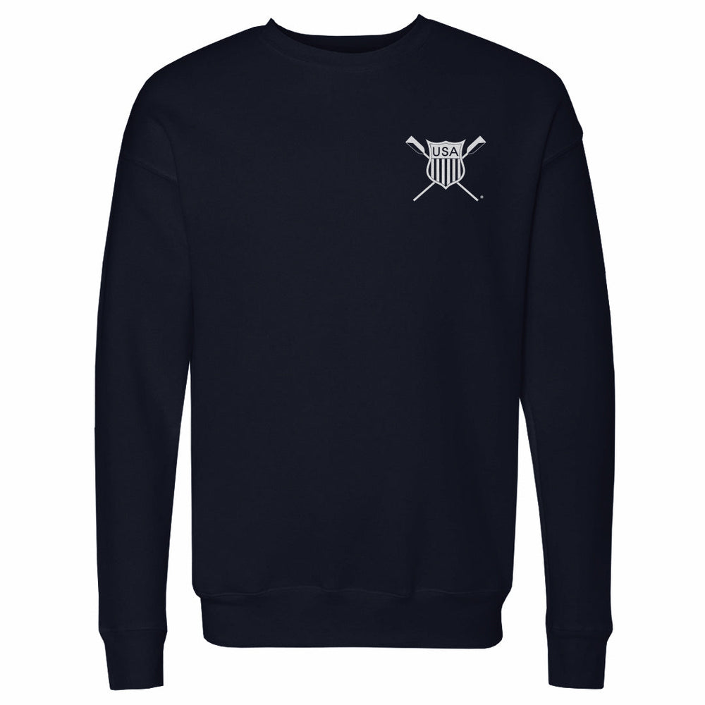 USRowing Emblem Pocket White WHT (ONLINE ORDER ONLY)