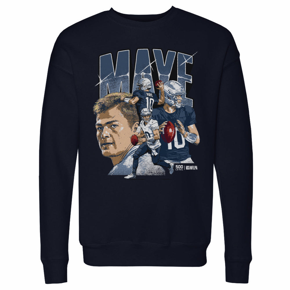 Drake Maye New England Collage WHT (ONLINE ORDER ONLY)