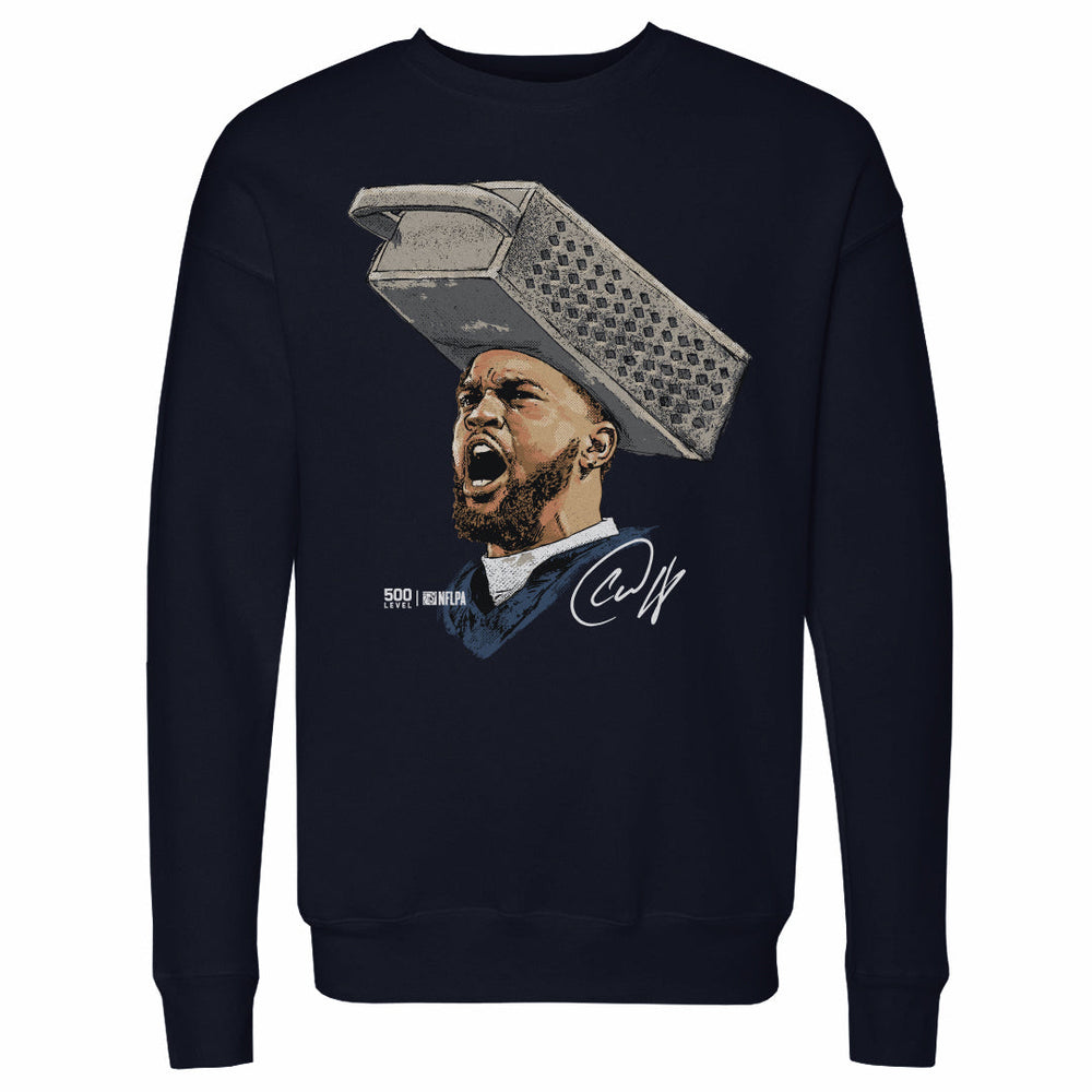 Caleb Williams Chicago Cheese Grater Portrait WHT (ONLINE ORDER ONLY)