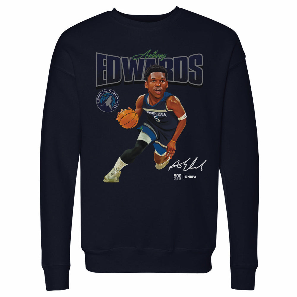 Anthony Edwards Minnesota Timberwolves Caricature WHT (ONLINE ORDER ONLY)