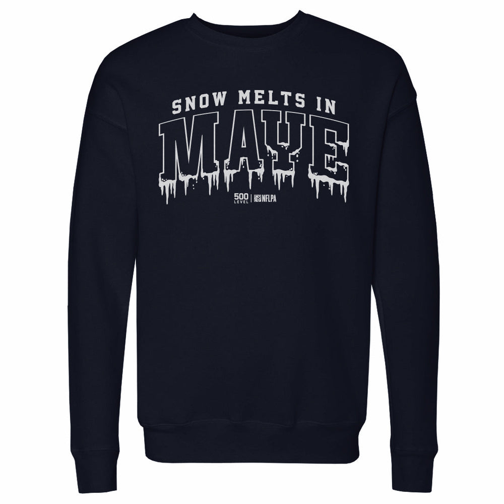 Drake Maye New England Snow Melts In Maye WHT (ONLINE ORDER ONLY)