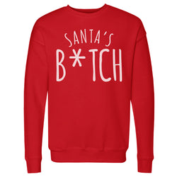 Christmas Santa's B-tch WHT (ONLINE ORDER ONLY)