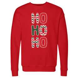 Christmas HO HO HO Stacked WHT (ONLINE ORDER ONLY)